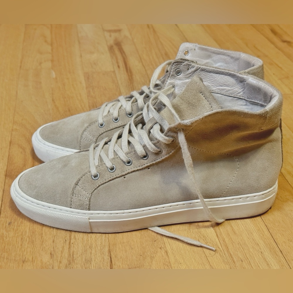 Saks Fifth Avenue Suede High Tops size 10.5